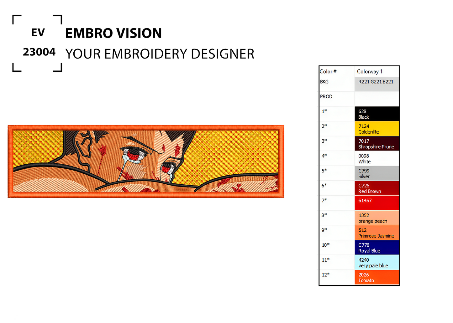 Custom Gon Embroidery Design - Perfect Embroidery File for Embroidery Machine