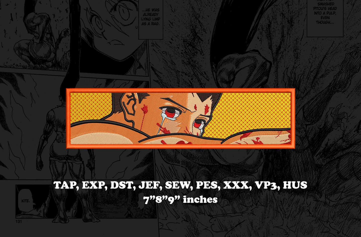 Gon anime Embroidery Design - Instant Download Embroidery Design Best for Embroidery Machine