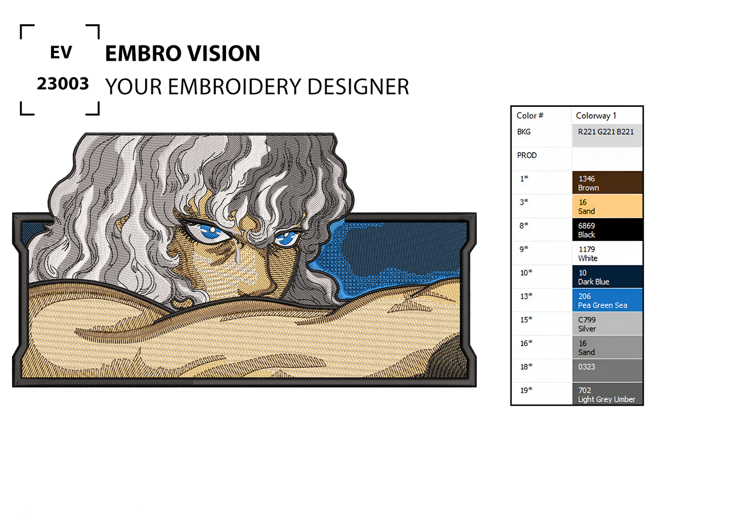 Custom Griffith Embroidery Design - Perfect Embroidery File for Embroidery Machine