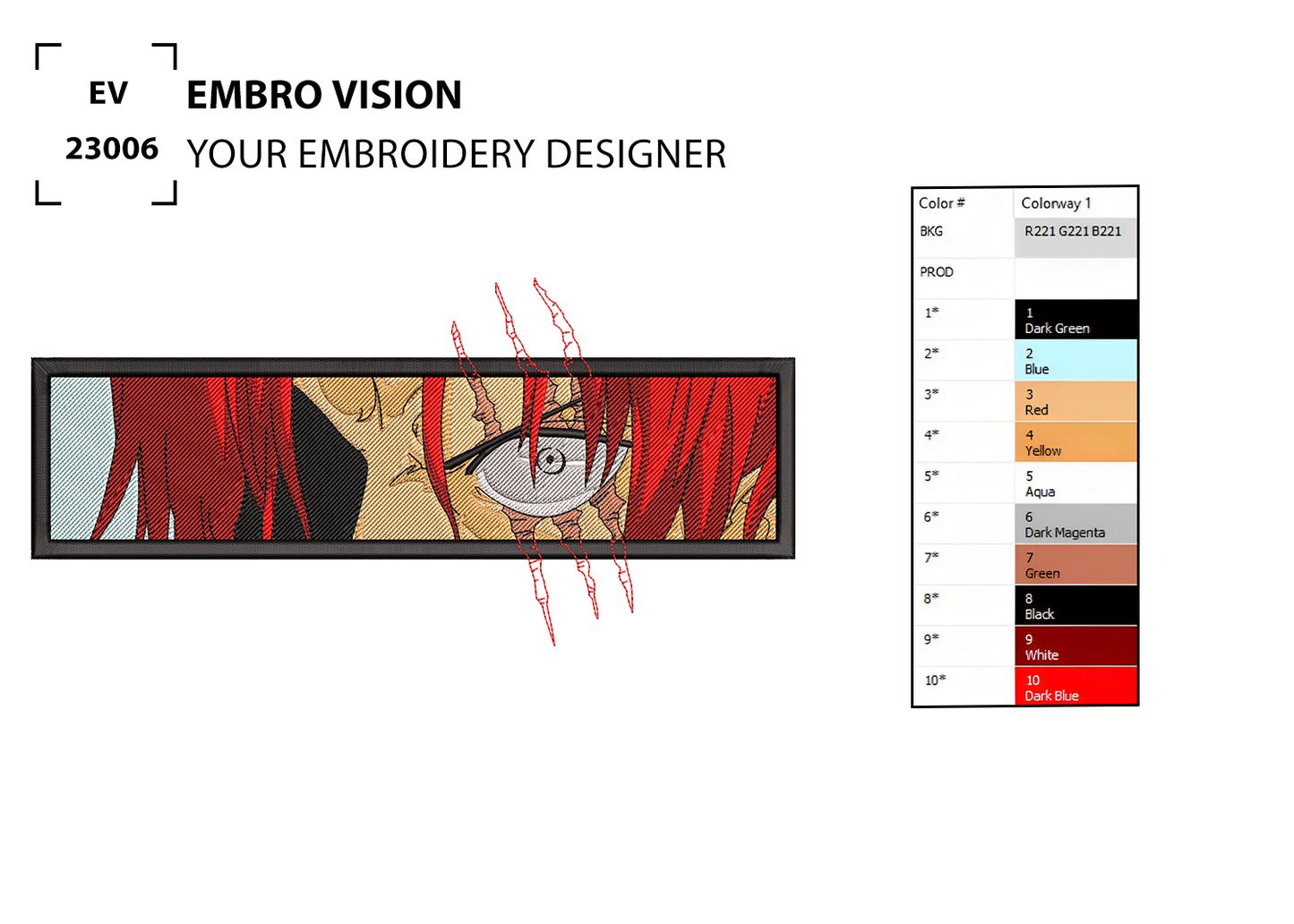 Custom Shanks Embroidery Design - Perfect Embroidery File for Embroidery Machine