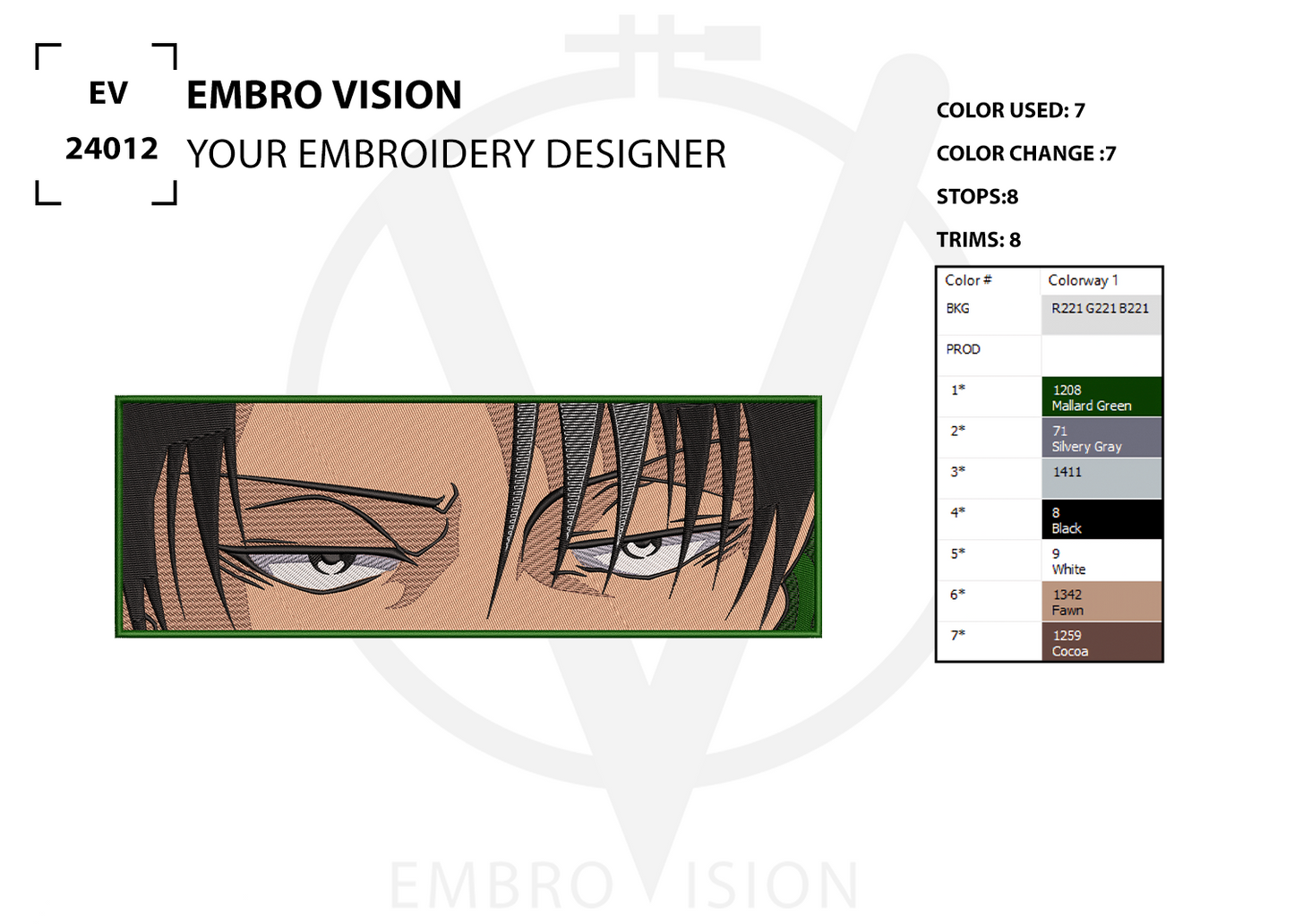 Custom Levi Embroidery Design - Perfect Embroidery File for Embroidery Machine