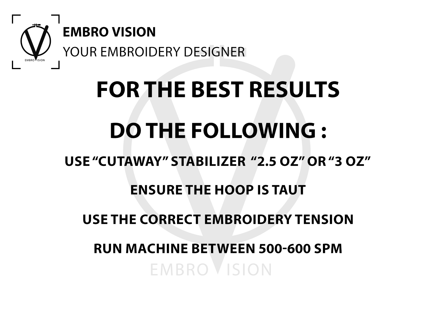 Tips for Perfect Embroidery Design - Best Results for Your Embroidery Machine